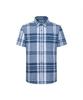 Dagseusyeocheu Care Linen Blend Big Check Casual Shirt_Dms3Shcs131N1