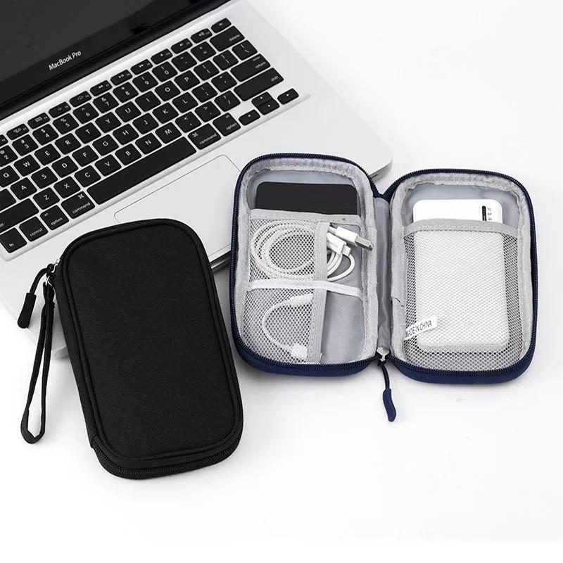 Portable Travel Portable Digital Product Storage Bag Usb Data Cable Manager Earphones Mobile Power Storage Bag