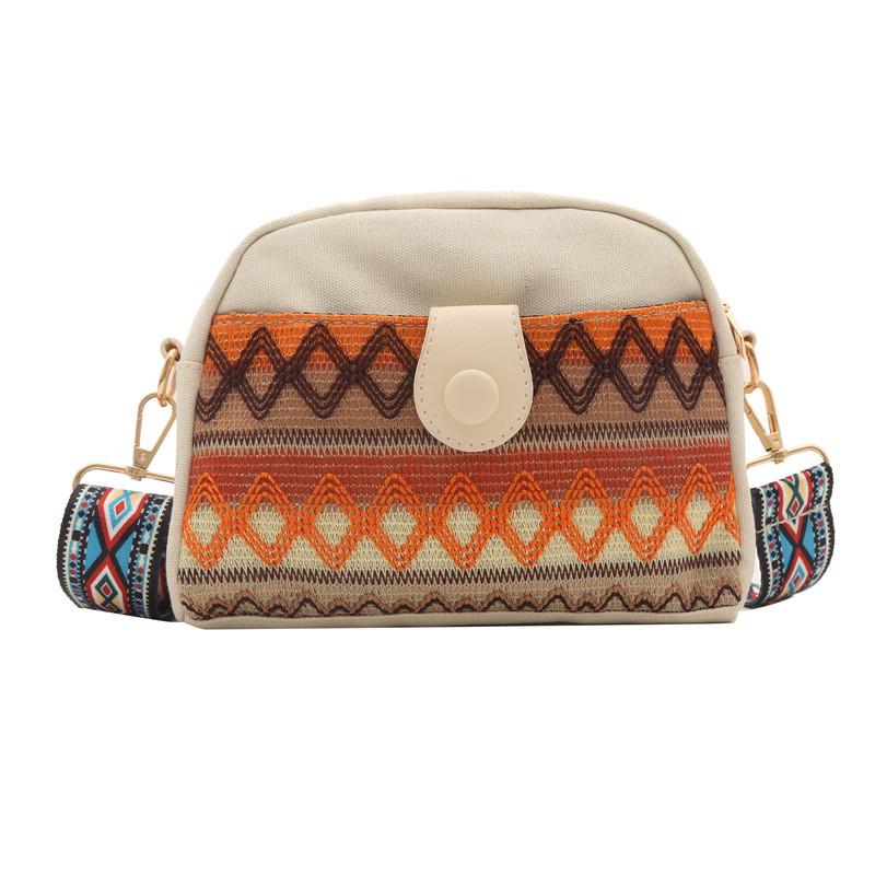 Fashionable Canvas Spring 2024 Ethnic Womens Bag With Spacious Design And Chic Style