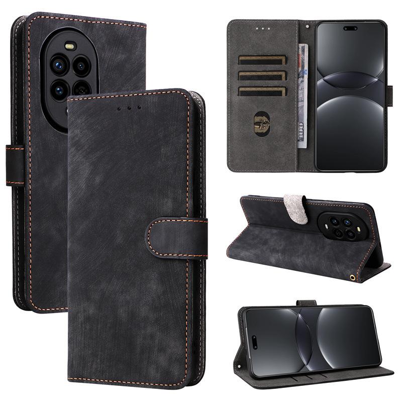 Leather Flip Cover for Huawei Nova 13 Pro 5G PU Phone Case Full-Body Protection Shockproof Wallet Cover