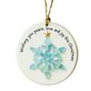 Light Texture Holiday Ornament Handcrafted Sea Glass Christmas Ornaments Santa Candy Cane Tree Gingerbread Coastal for Hanging