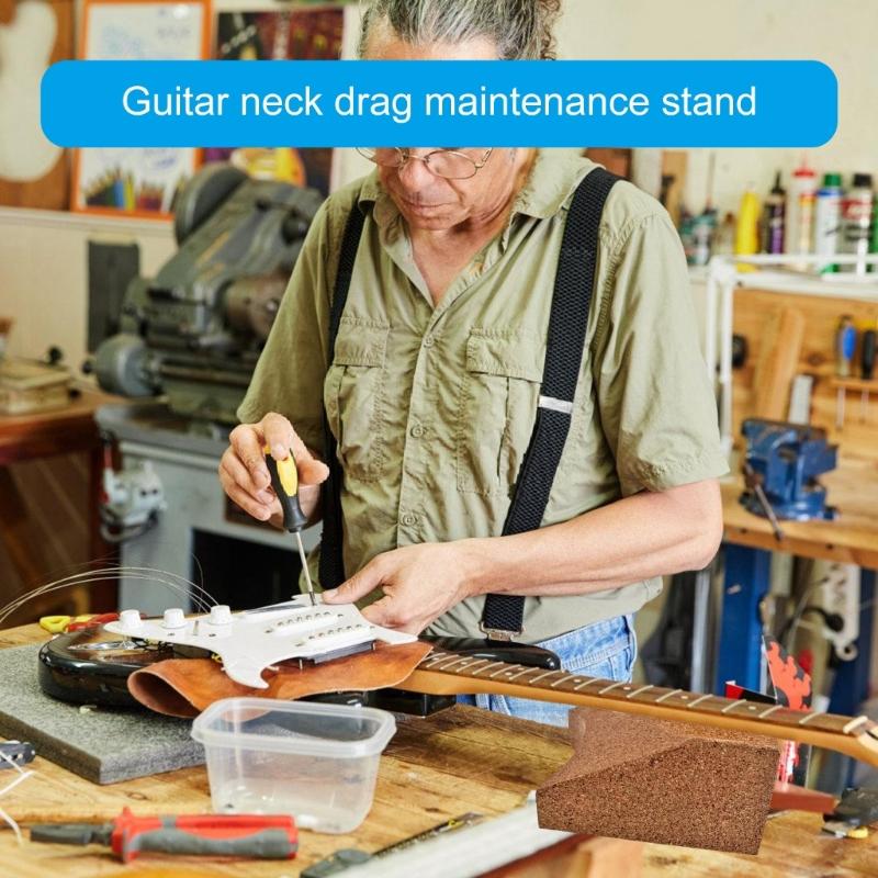Natural Cork Guitar Neck Support Pillow Guitar Maintenance Neck Support Pillow Stand Guitar Neck Rest Cradles Enduring