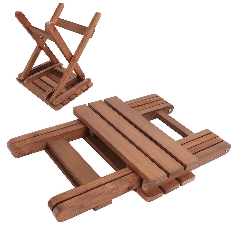 Multipurpose Wood Folding Stool Low Stool Children Bench for Home Living Room Supplies