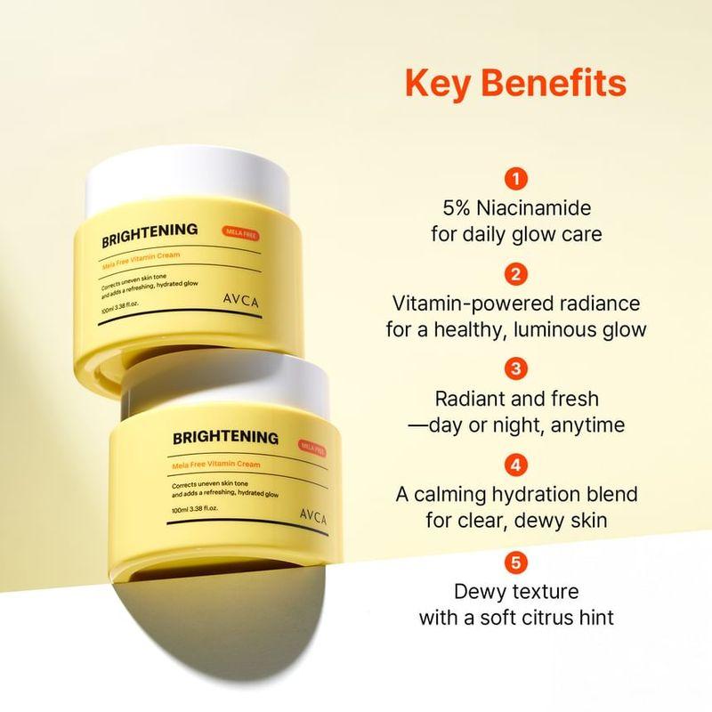 AVCA - Mela Free Vitamin Brightening Cream