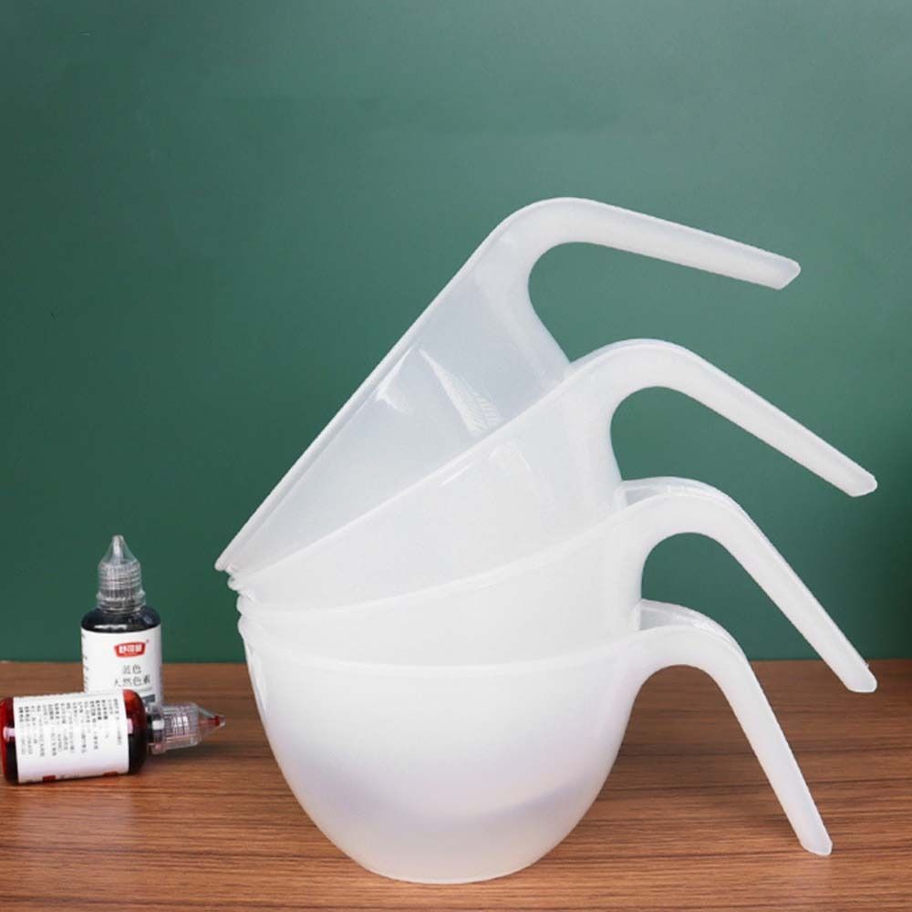 Handle Anti-Drop Salad Cream Microwave Plastic Coloring Bowl Cooking Tool Baking Bowl Mixing Bowl
