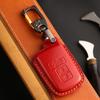 Smart Key Genuine Leather Key Compatible with Toyota Voxy Noah and Sienta Early Compatible Accessory Premium Genuine Leather 4 Case, Cover, (80