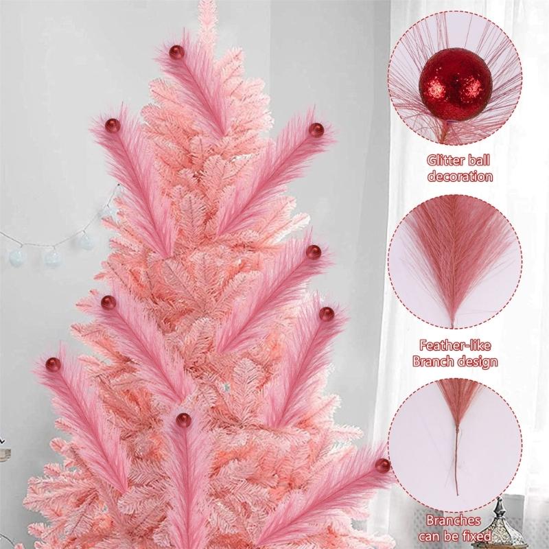Faux Pampas Grass Decor,Artificial Pampas Grass Fluffies Home Decor,Pompous Grass Flower Arrangement Home Wedding Decor