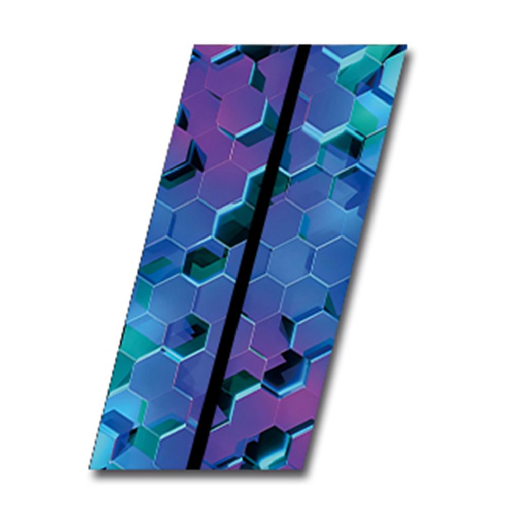 For Honeycomb Car B-pillar Waterproof Decal DIY Door Pillar Sticker Waterproof Exterior Accessories