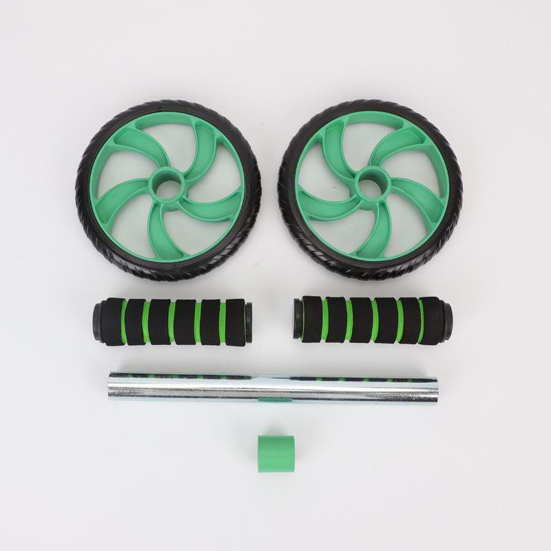 Double Wheel Abdominal Muscle Wheel Home Fitness Equipment for Men Women Abdomen Slimming Workout Artifact