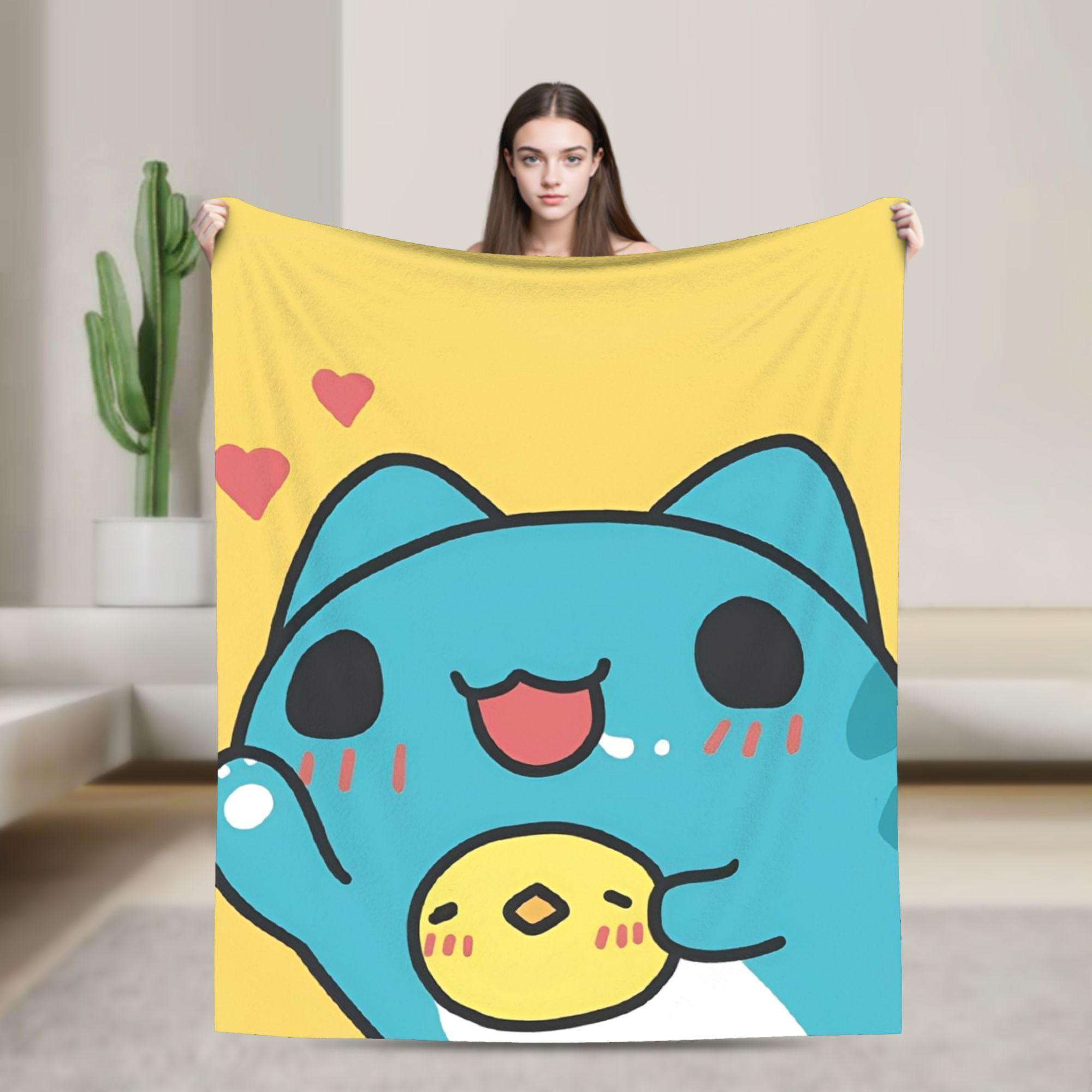 

Bugcat Capoos Cartoon Blanket Quality Super Warm Throw Blanket Winter Camping Couch Chair Comfortable Bedspread 30x40in