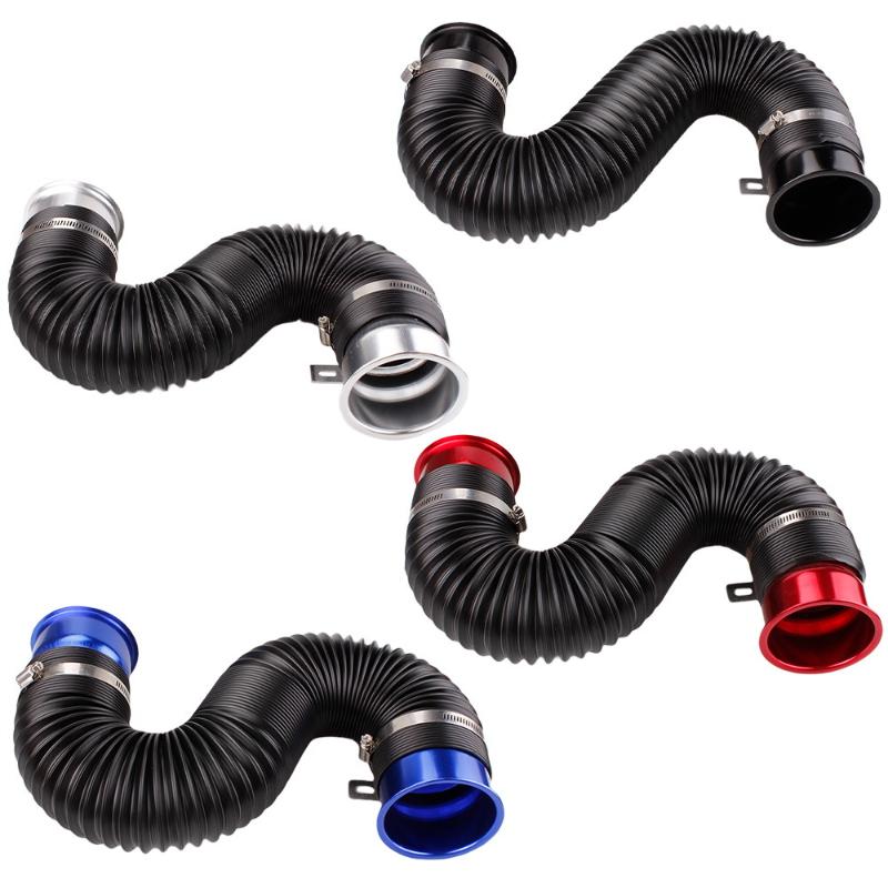 Filtre à air pour voiture, Kit de capteur de conduit d'air froid, Réglable 33,5-109 cm, Tube télescopique de ventilation