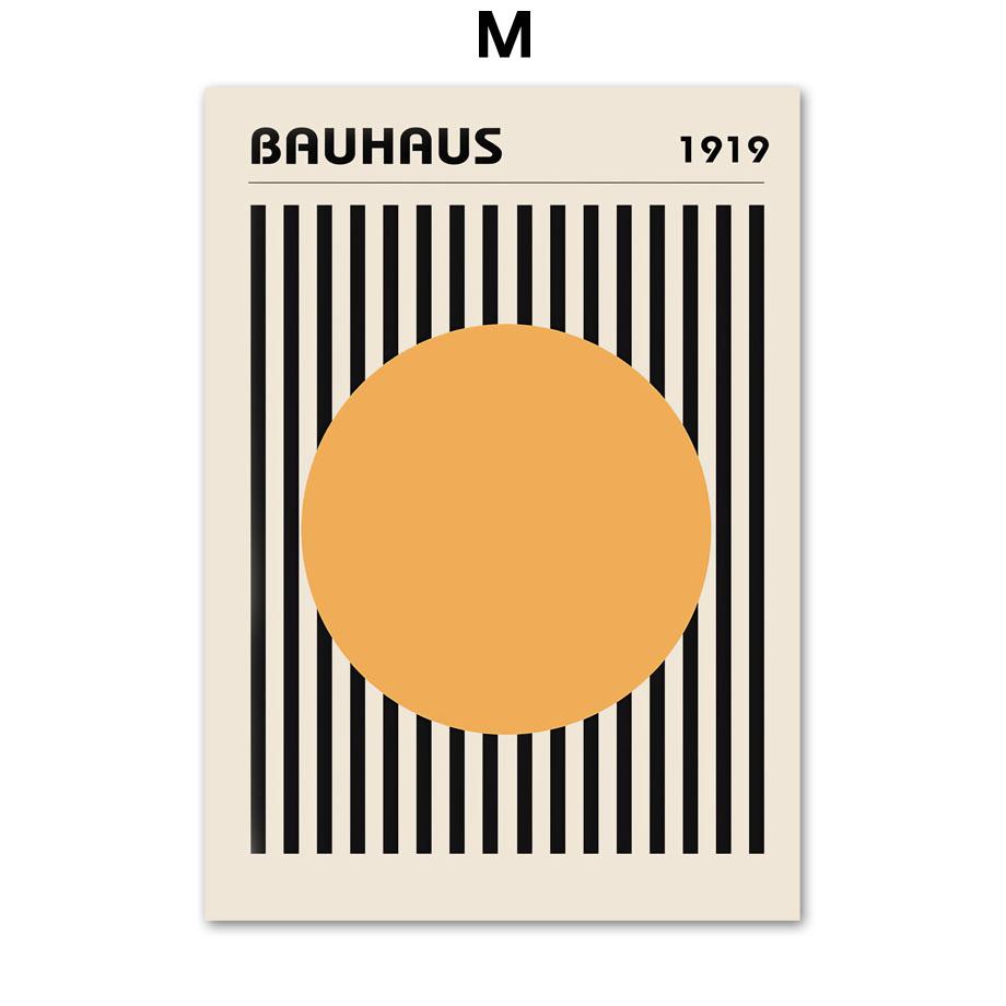 

Красочные абстрактные полосы в стиле Баухаус, женщина, холст, картина, постер, современный минималистский настенный рисунок, принты, фотографии, декор гостиной 70x100cm No Framed