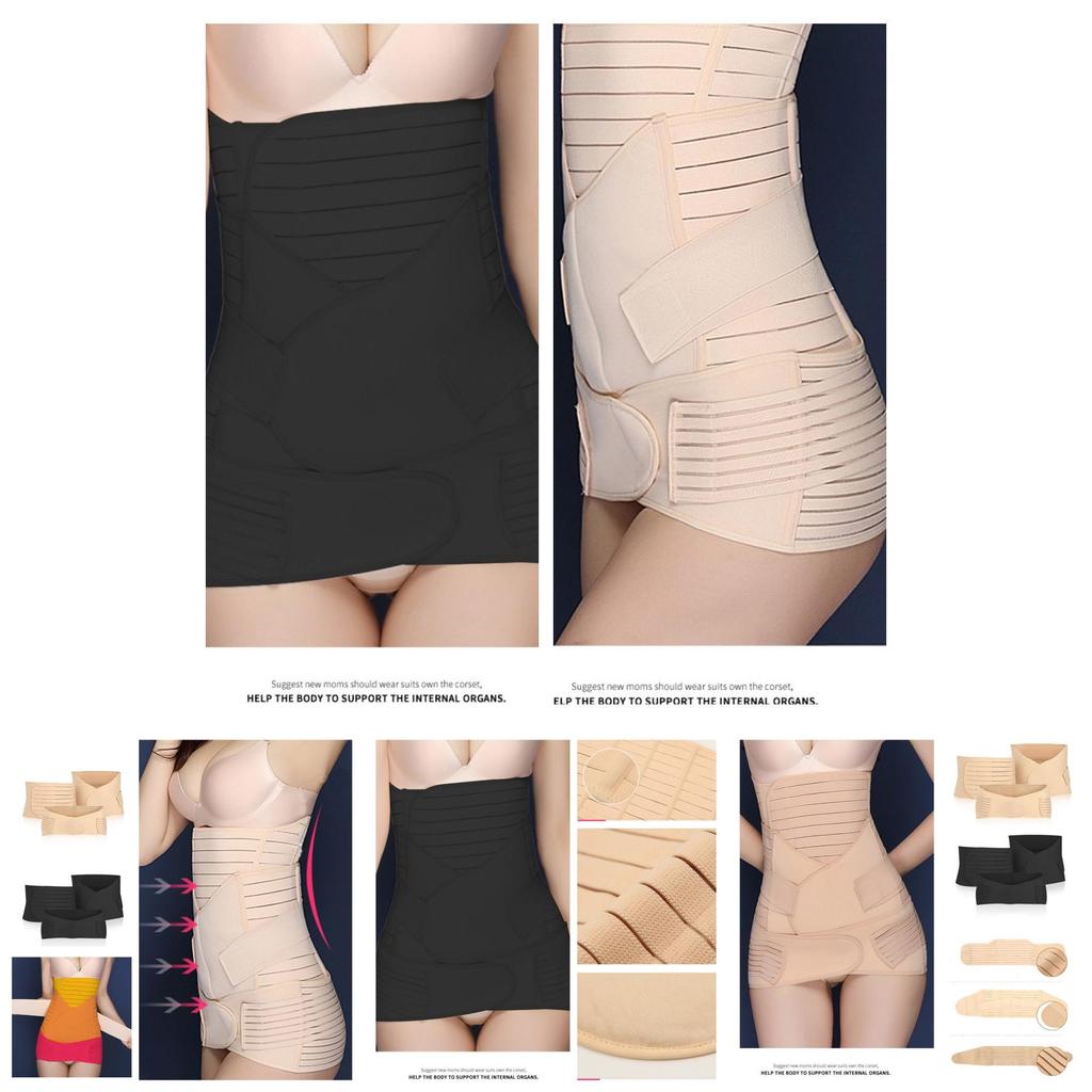 Brand Name Product Name Postpartum Abdominal Binder Three-piece Set For Maternity Women Suitable For Natural And C-section Delivery