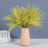 Artificial Rice Grain Plant Plastic Fake Flowers Hall Decorative Simulated Lover's Grass Bouquet Purple Flower Office Decoration