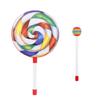 Soft Lollipop Shaped Drum Kids Hand Drum with Foam-Head Percussion Drumstick