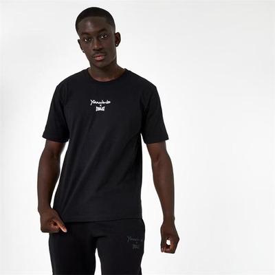 Everlast x Yiannimize Schwarzes Herren-T-Shirt, Größe L