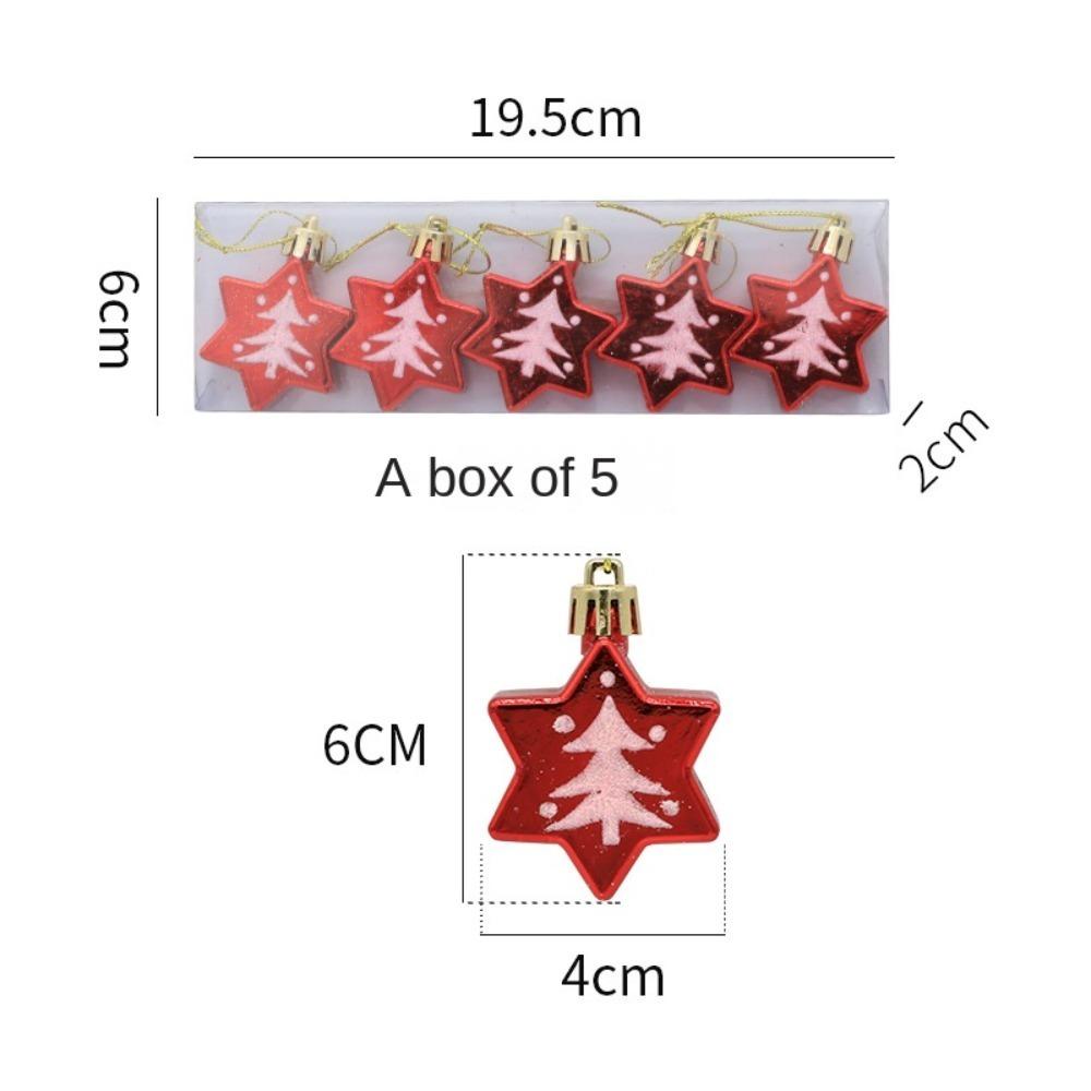 Plastic Christmas Candy Balls Ornament Christmas Decor 5Colors Christmas Tree Ornaments Candy Shapes Xmas Tree Hanging Pendant