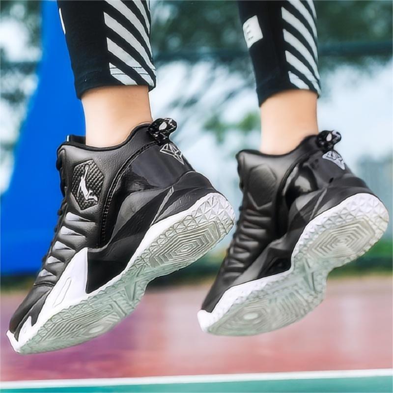 Pantofi de baschet pentru bărbați Amortizare respirabilă Pantofi anti-alunecare Baloncesto Antrenament de sală Pantofi de baschet atletic pentru femei