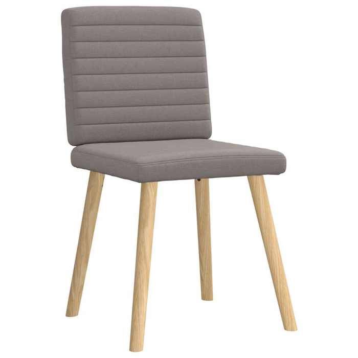 VidaXL Chaises à manger lot de 2 taupe tissu 4101180