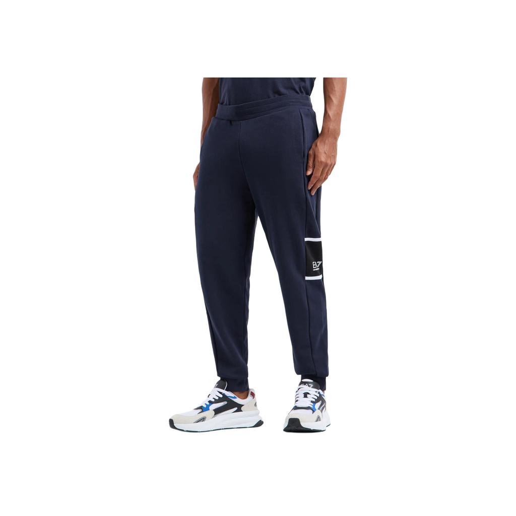 Emporio Armani Ea7 Ss24 Solid Color Letter Logo Casual Pants Men Bottoms Dark-Blue 6DPP92-PJTKZ-1562