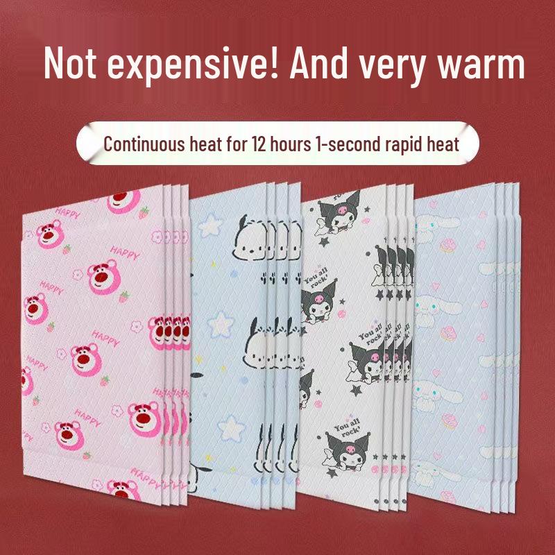Mini Portable Self-Heating Hand Warmer Patch - Disposable Egg-Shaped Heat Pack for Winter