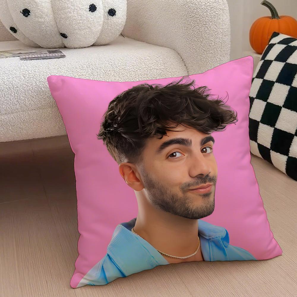 Creative Funny Argentine Creator FFede Vigevani Cushion Cover Throw Pillow Cover Hidden Button Durable Polyester Chair Cushion