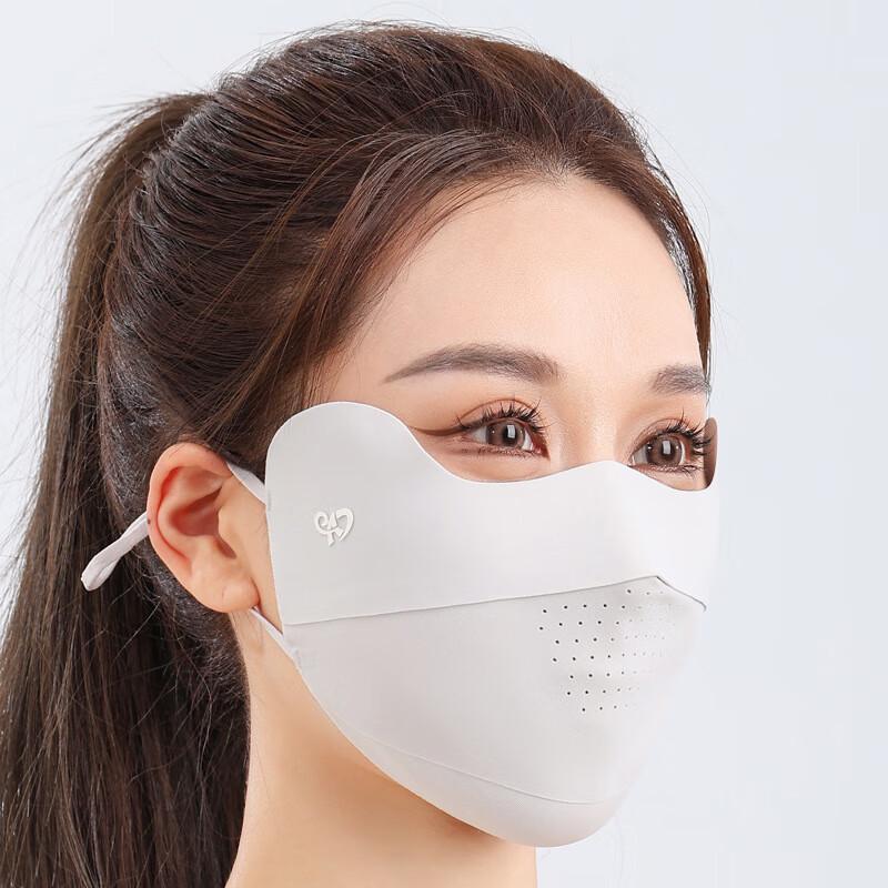 MEET SUNNY Ice Silk Sun Protection Face Mask One Size