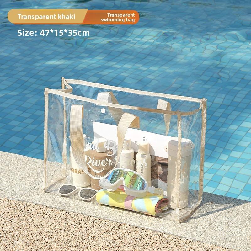 Large Capacity Pvc Swimming Bag Waterproof Tote For Travel And Beach Use