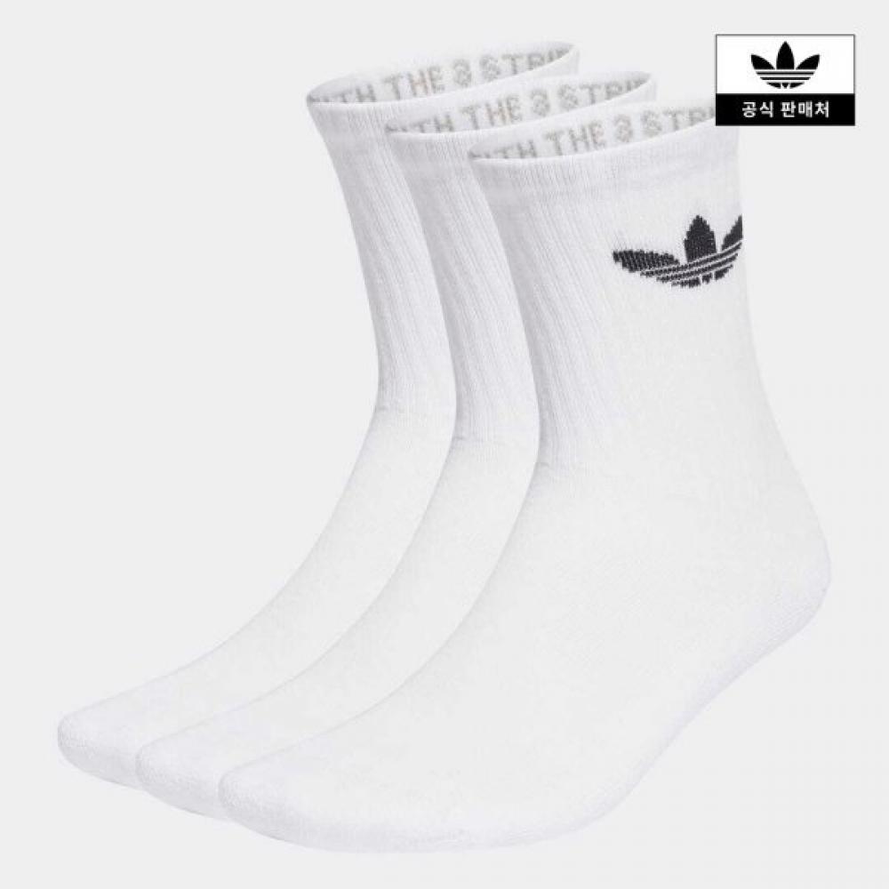 New Originals Trefoil Cushion Crew Socks 3p IJ5616/L