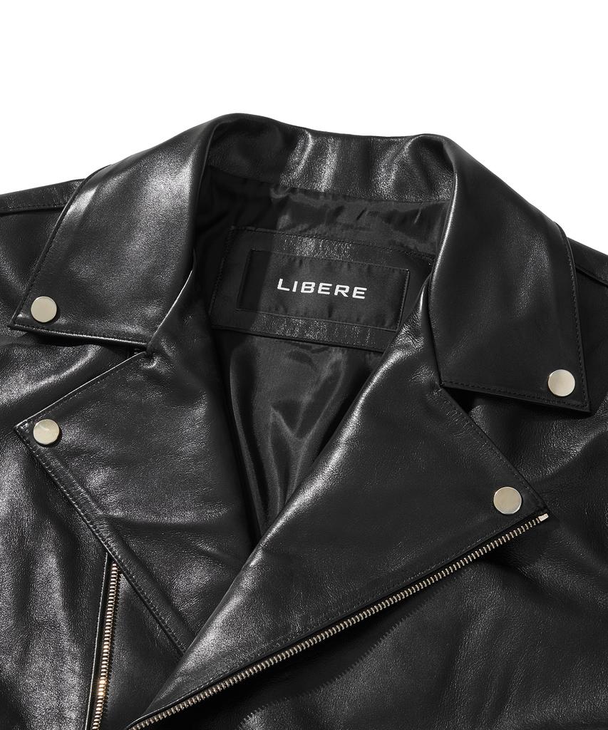 Libere Wide Leather Rider Jacket