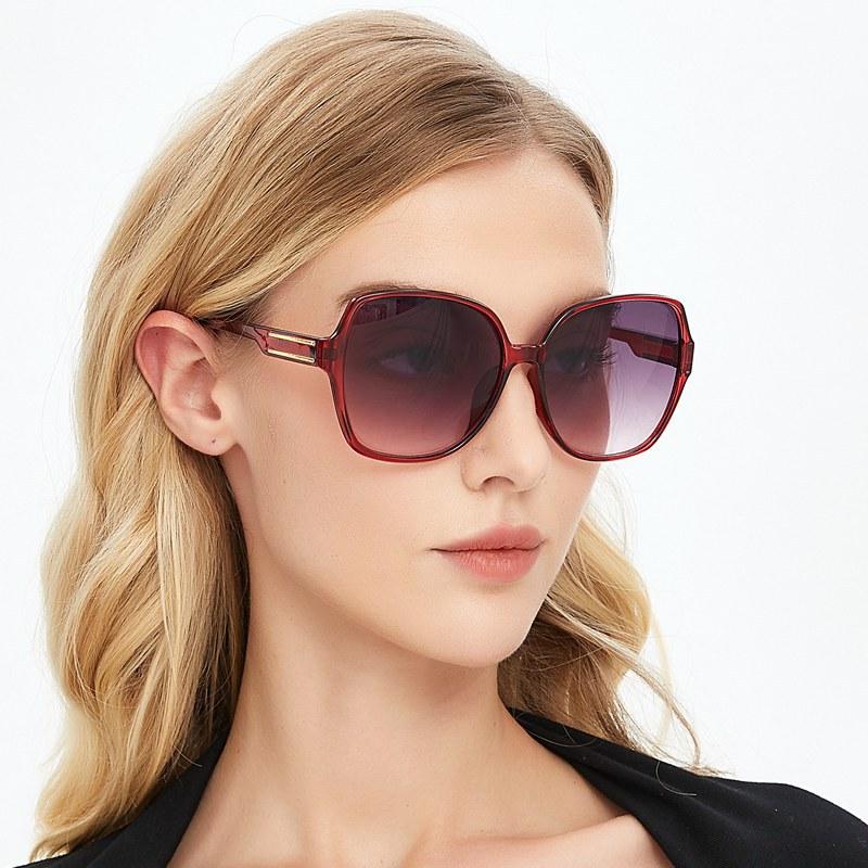 Women'S Sunglasses Sunshade Sunglasses Stall High Quality Fashion Big Frame Thin Han Chao