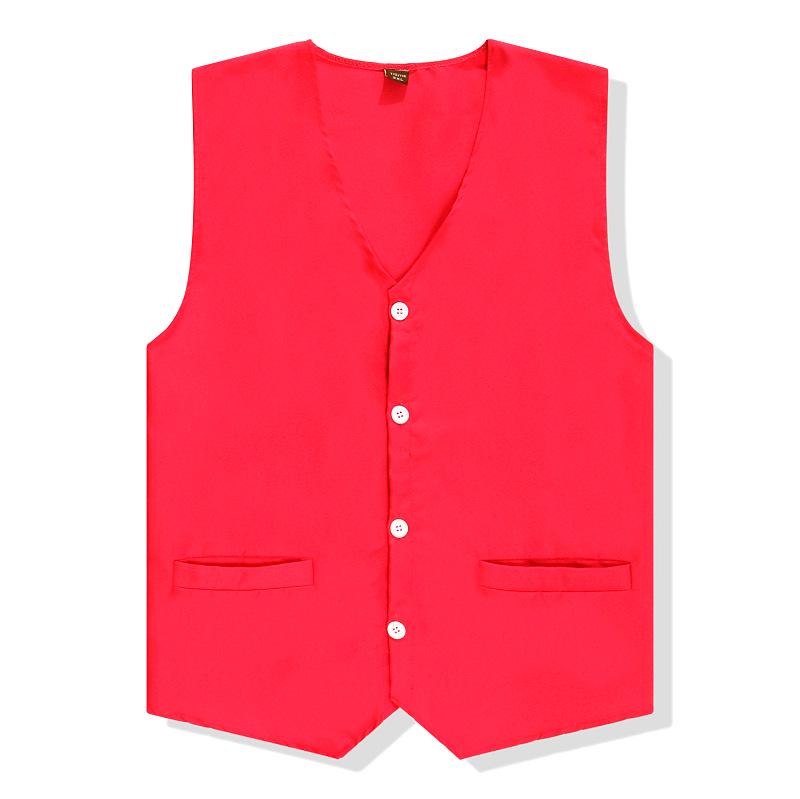 Customizable Single-Breasted Outdoor Volunteer Vest with Text & Logo Options