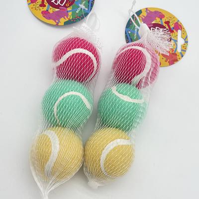 With Us Damda Squeaky Ball Dog Toy Puppy Ball Dog Ball, 12 Pieces