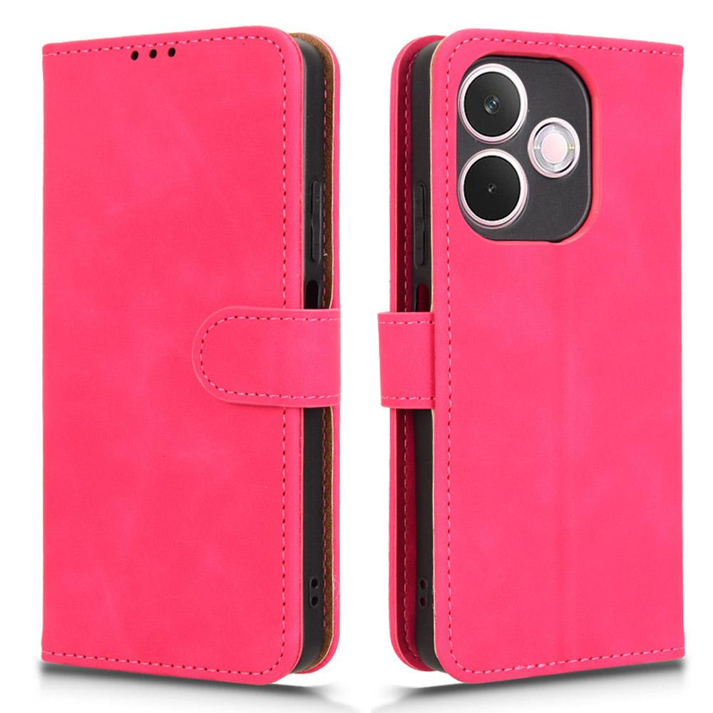 For Oppo A5 Pro 4G (Global)/5G (Global)/A5 Energy 5G (Kina) Lær Etui Hudfølelse Anti-fall Lommebok Flip Telefondeksel