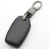 FLYBETTER Genuine Leather 6Button Smart Key Case Cover For Kia Sedona/Grand/Carnival/Sorento L580