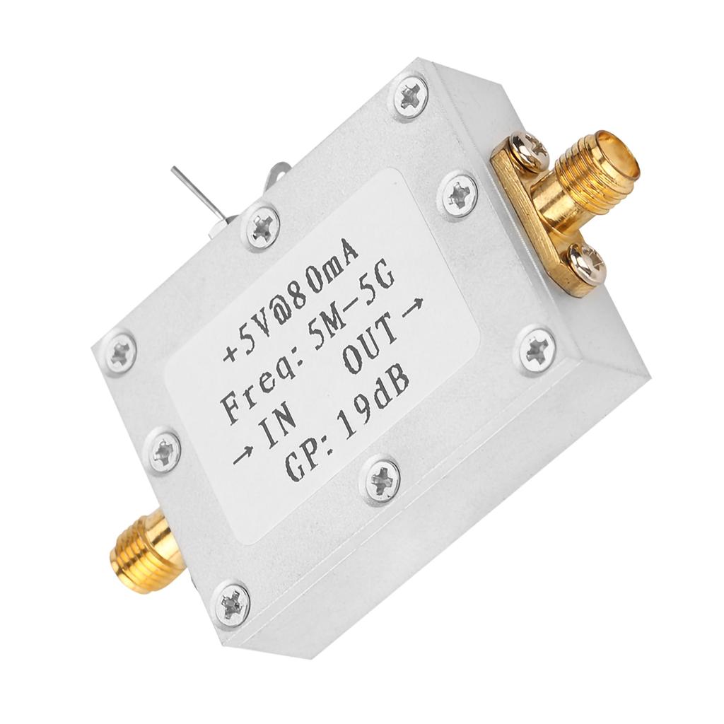 5M5GHz Wideband  RF Signal Amplifier Gain 19dB@2G Broadband Amplification