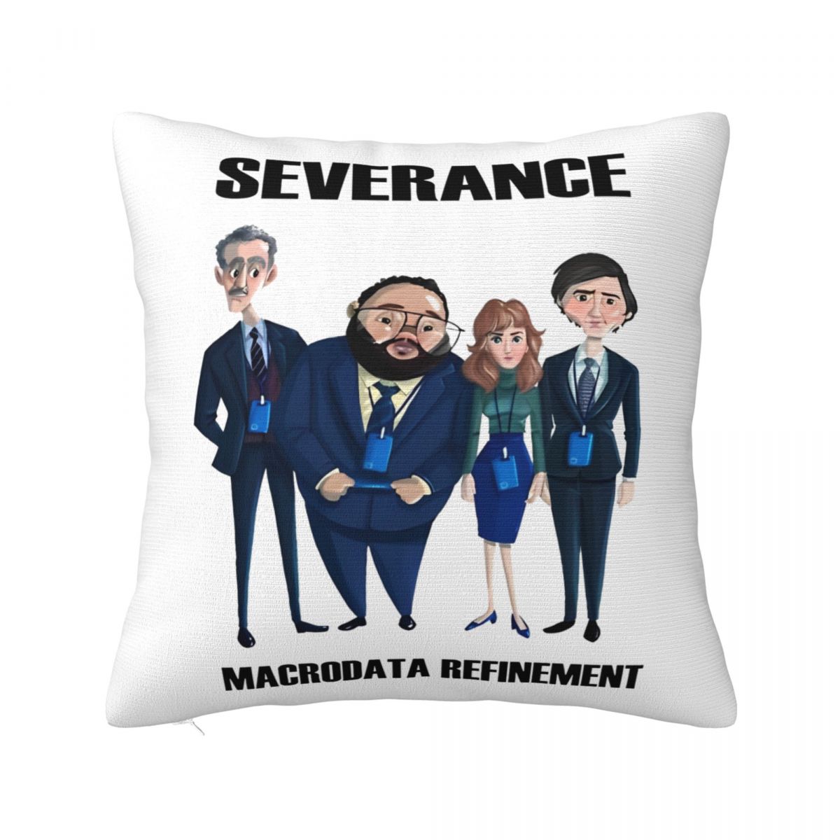 Severance Lumon Macrodata Refinement Pillow Case Cushion Covers Vintage Zipper Decor Pillowcover for Home 45x45cm 30x30cm