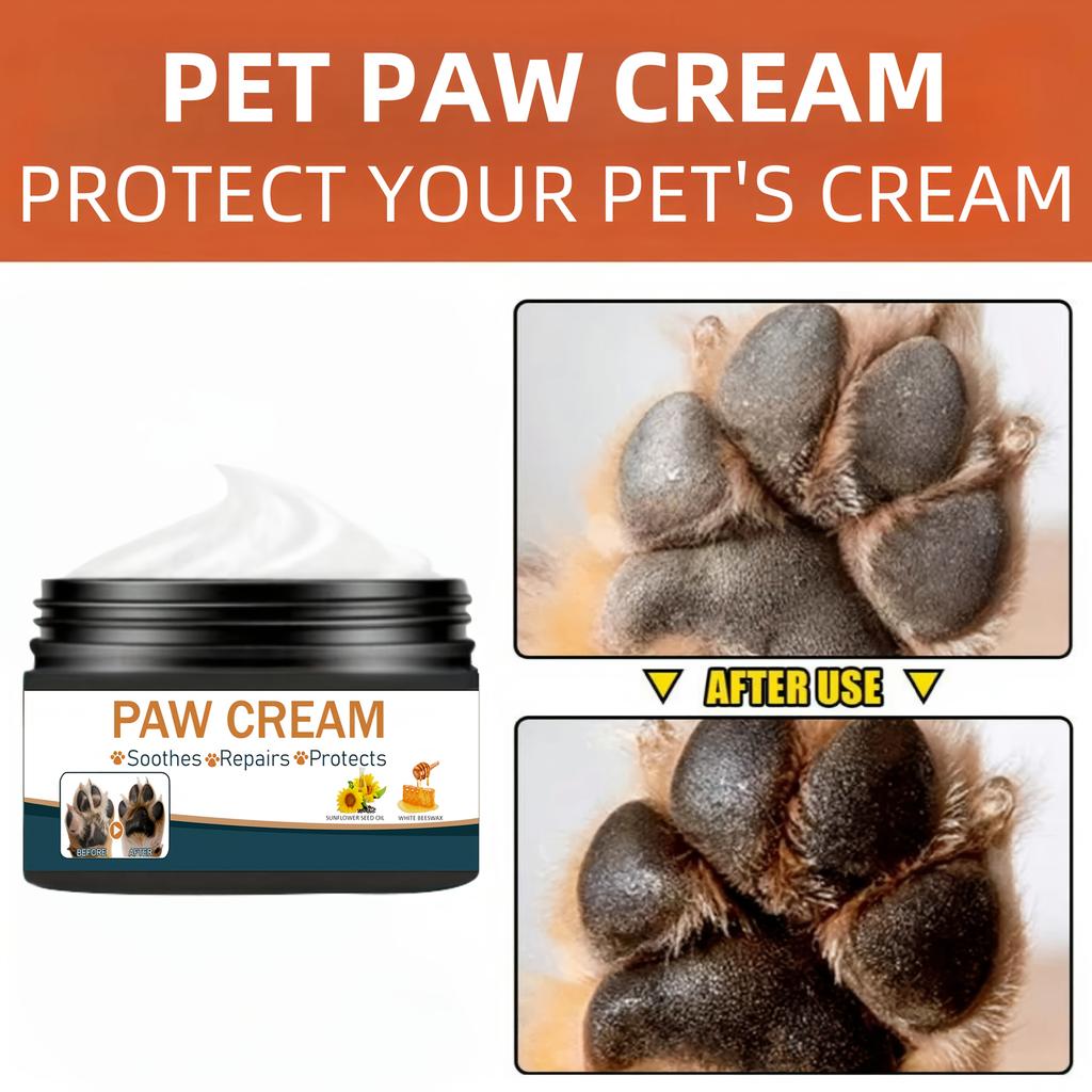 Pet Paw Crack Repair Cream, Dog and Cat Paw Pads Moisturize, Relieve Paw and Nose Cracks, and Prevent Roughness In Summer, Winter, or Other Seasons