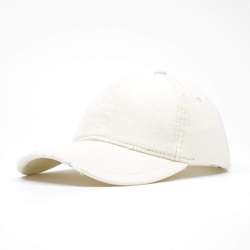 

Бейсболка с хлопковым отверстием весна-осень, мужская спортивная кепка с большой головой, солнцезащитная кепка бежевый