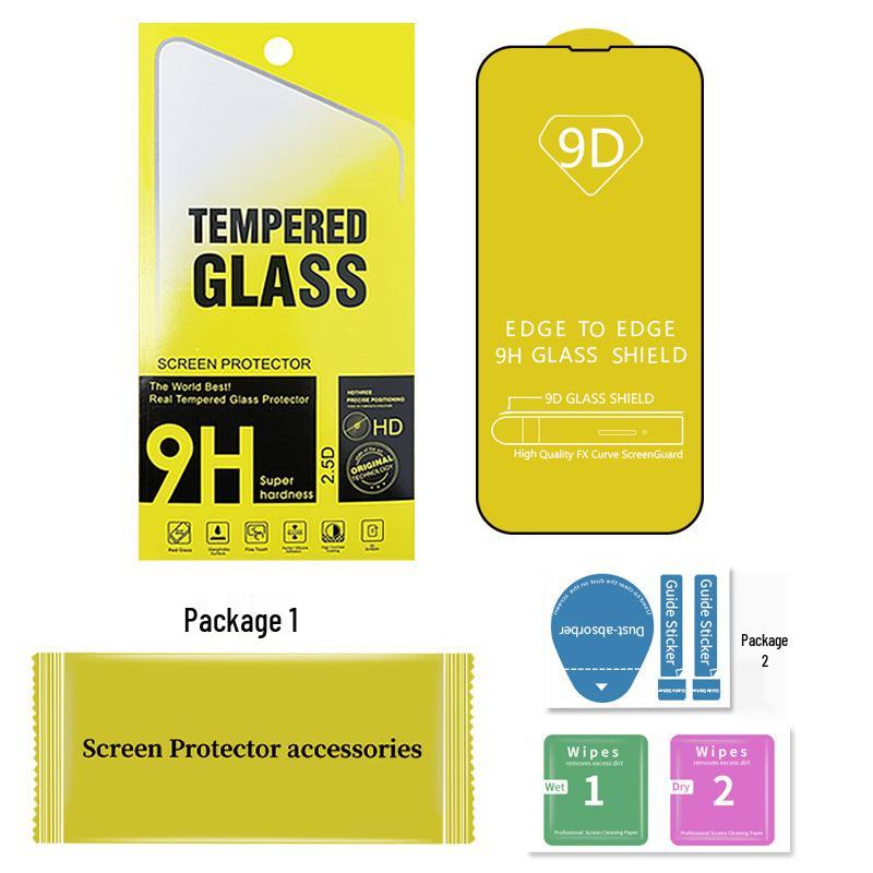 HD Tempered Screen Protector for Apple 17/16 Pro/15/14 Plus/13 Phones