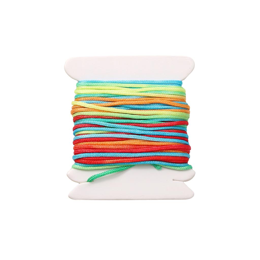 5-50m/lot 0.8mm Cotton Cord Nylon Cord Thread String DIY Beading Braided Bracelet Jewelry Making