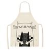 Kitchen apron and cute and cute sleeveless man in men's women and women cleaning the house with anti grass fencestocleanthehouse