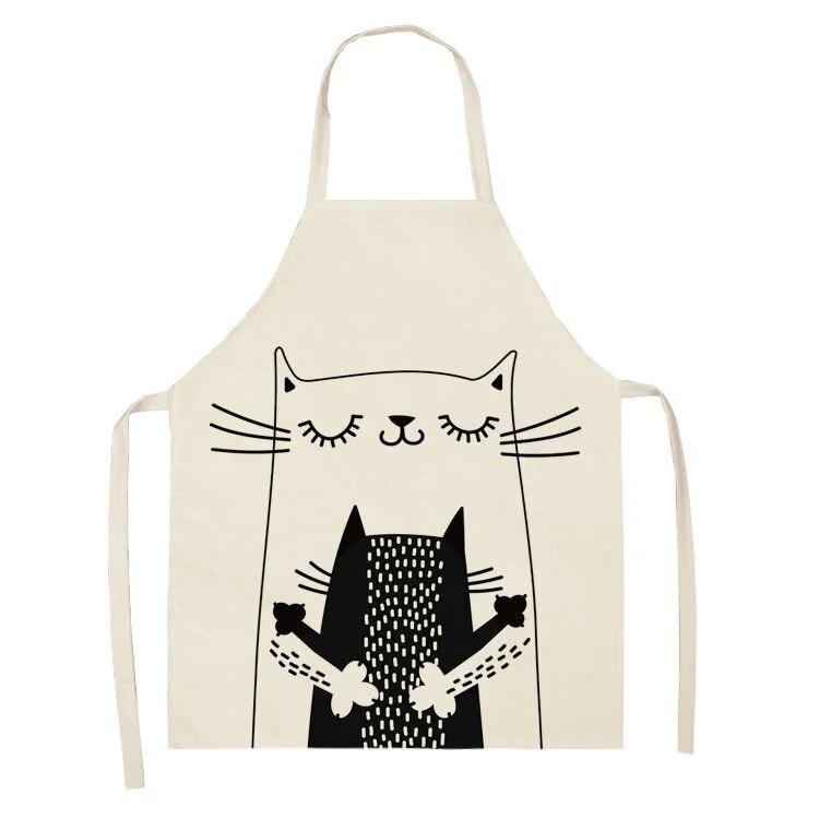 Kitchen apron and cute and cute sleeveless man in men's women and women cleaning the house with anti grass fencestocleanthehouse