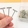 Diy Wig Securing Pins, T-Shaped Pins, Suitable For Knitting, Wigs, Sewing And Office Wall Decoration - 50-Piece Pack