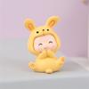 Cartoon Decorative Ornaments Environmental Friendly High Quality Vivid Lovely Reusable Rabbit Ornaments Non-toxic Healthy Safety