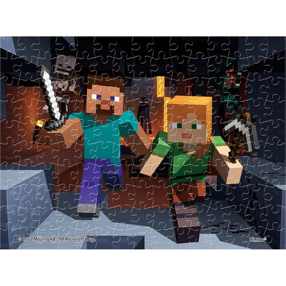 ENSKY MINECRAFT Escape Puzzle 150 Pieces 7.6x10.2cm Jigsaw Puzzle MA-70