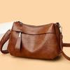 2026 New Large Capacity Multi-layer Women's Soft Leather Mom Versatile Fashion One Shoulder Crossbody Women's Bag