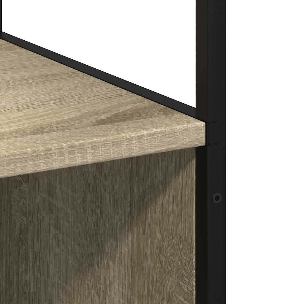 Bathroom Cabinet In Sonoma Oak 35 X 37.5 X 166 Cm Particleboard