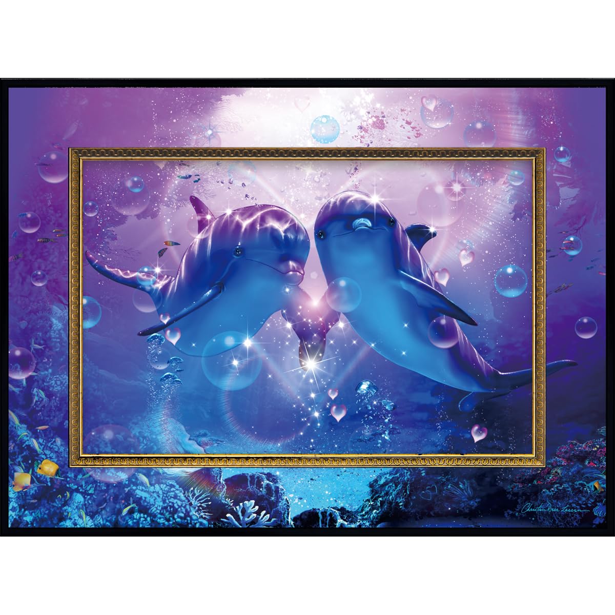 

Christian Ries Lassen Big Art M size U-Power Dolphin Companion