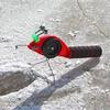 Ice Fishing ABS Rod Foldable 30cm Includes Reel Holder Line Compact Design Winter Activity Fishing Tackle Tool